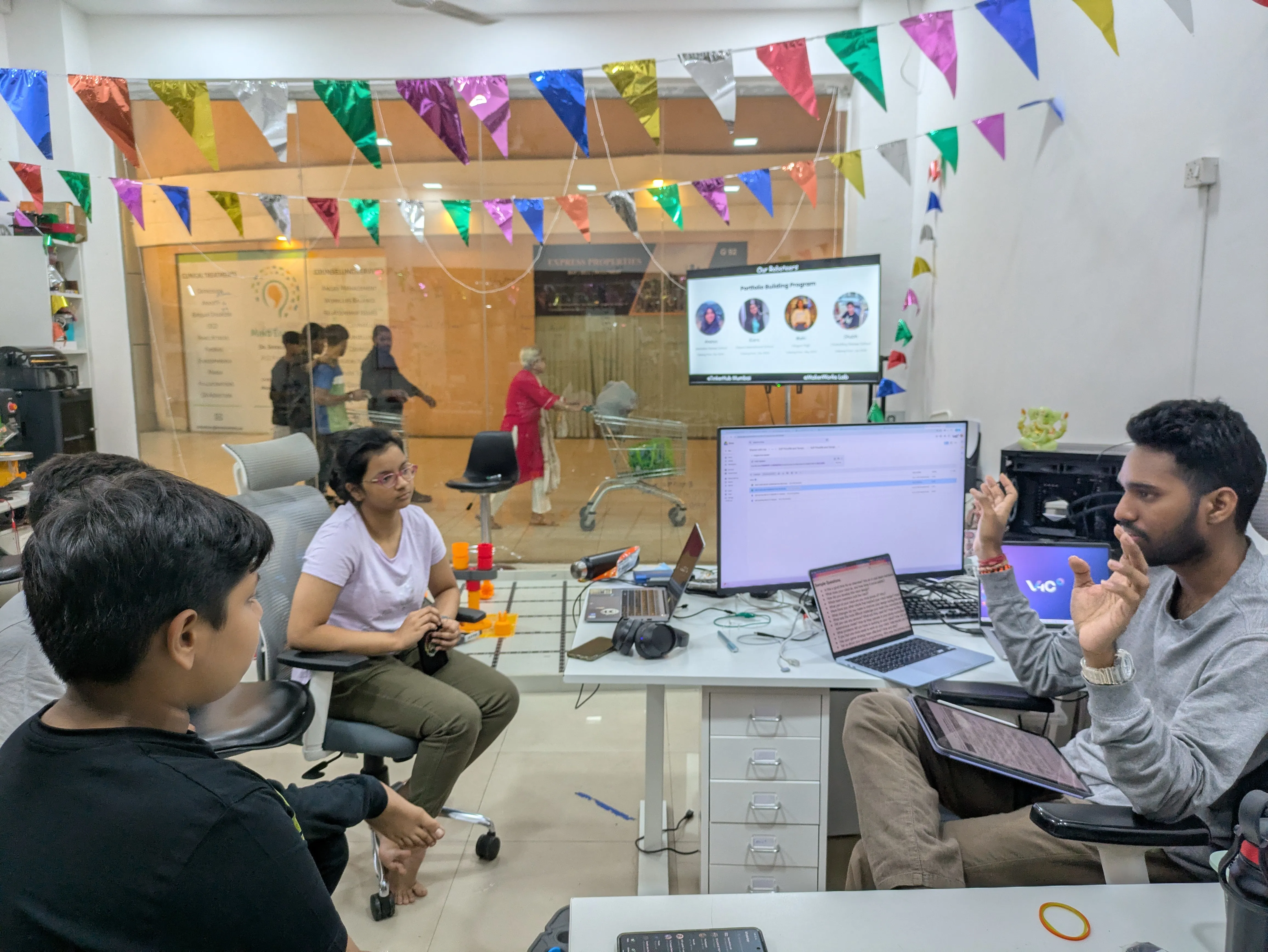 Intermediate teaching session